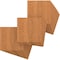 Ekena Millwork 15 3/4W x 15 3/4H x 3/8T Wood Hobby Boards, Cherry, 25PK HBW16X16X375DCH - alternate 1